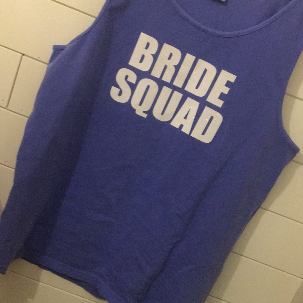 🌵Comfort Colors “BRIDE SQUAD” tank🌵